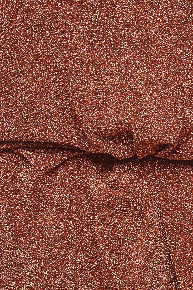 Amaya Shimmery Dress Rose Gold - Image 5