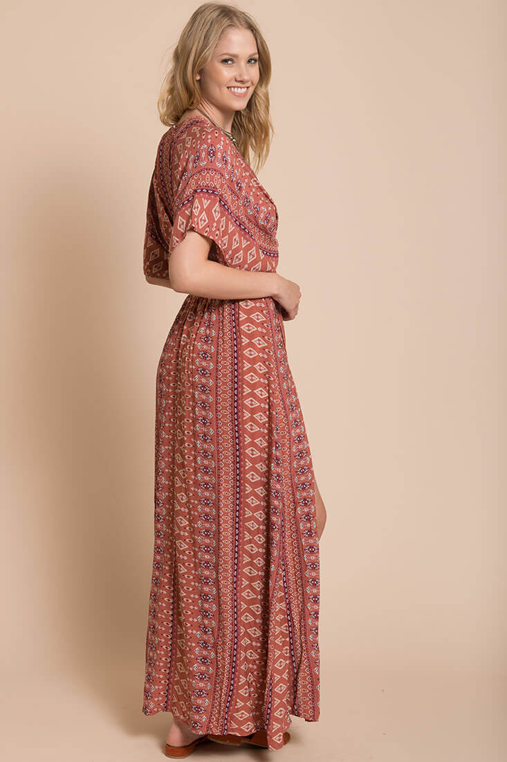Libby Maxi Dress Rust - Image 5
